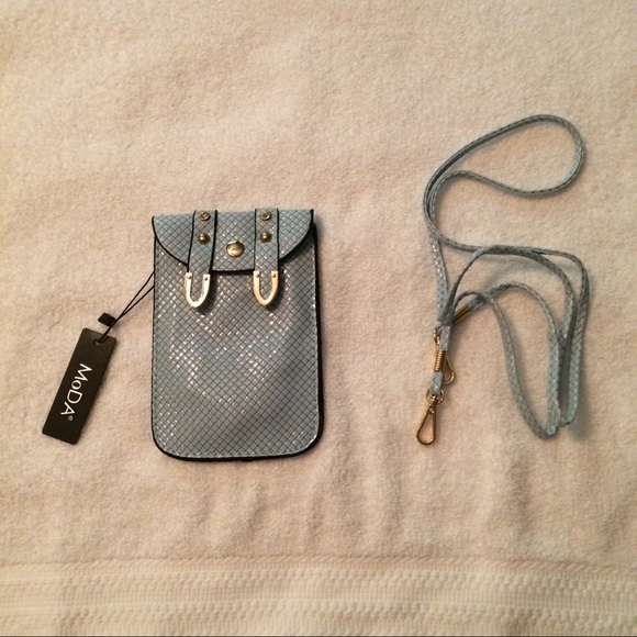 💙NWT MoDA New York Blue Crossbody Purse💙 - Picture 2 of 8